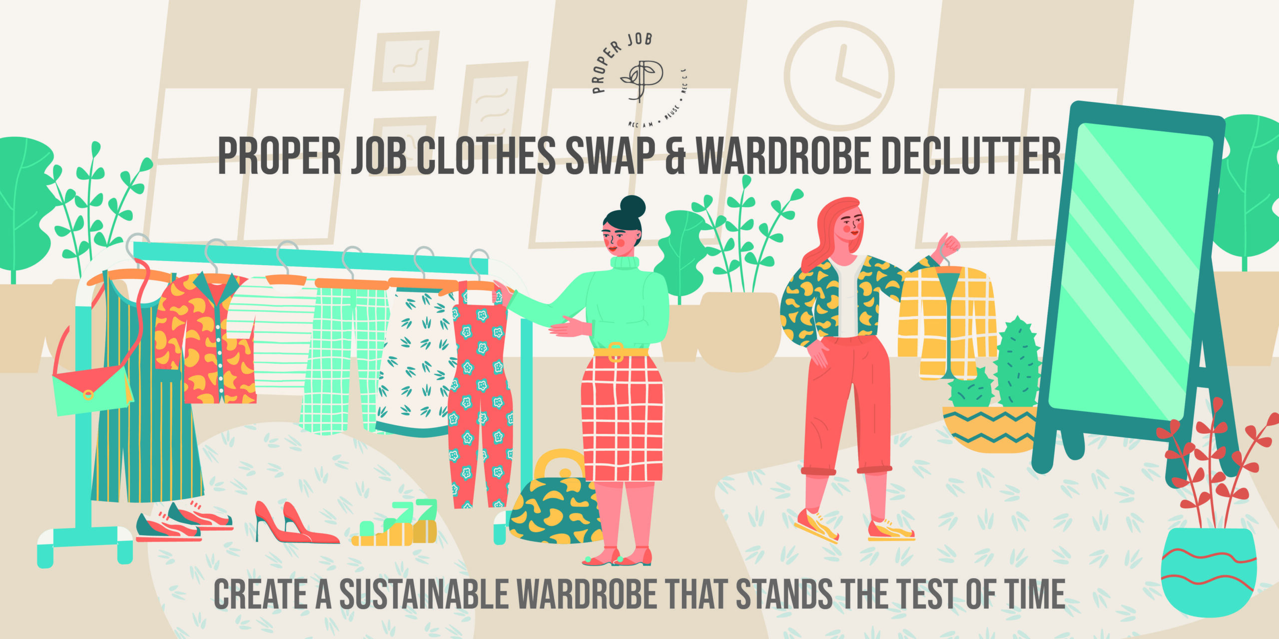 Proper Job Clothes Swap & Wardrobe Declutter