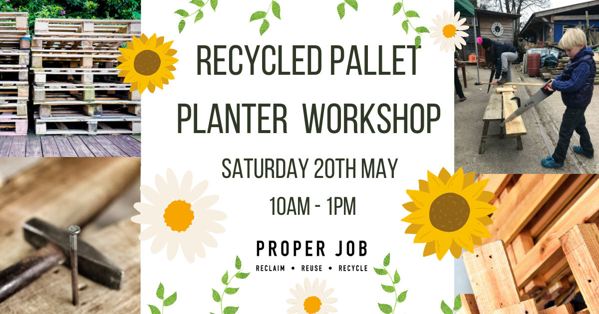 Recycled Pallet Planter Workshop