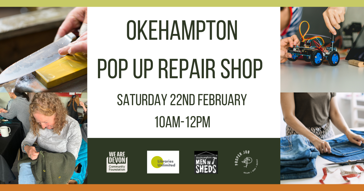 Okehampton Pop Up Repair Shop